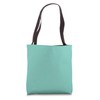 Simple Chic Solid Color Caribbean Aqua Mint Green Tote Bag