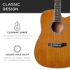 Best Choice Products 41in Full Size Beginner Acoustic Guitar Set