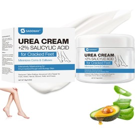 Crema Hidratante para Pies: 50g Crema para Pies Resecos y Agrietados - Urea 40 con ácido SalicíLico, para Mano Resecos y Agrietados