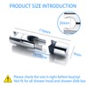 GGUFAY Shower Head Holder, Adjustable Diameter 18-25 mm Shower Head