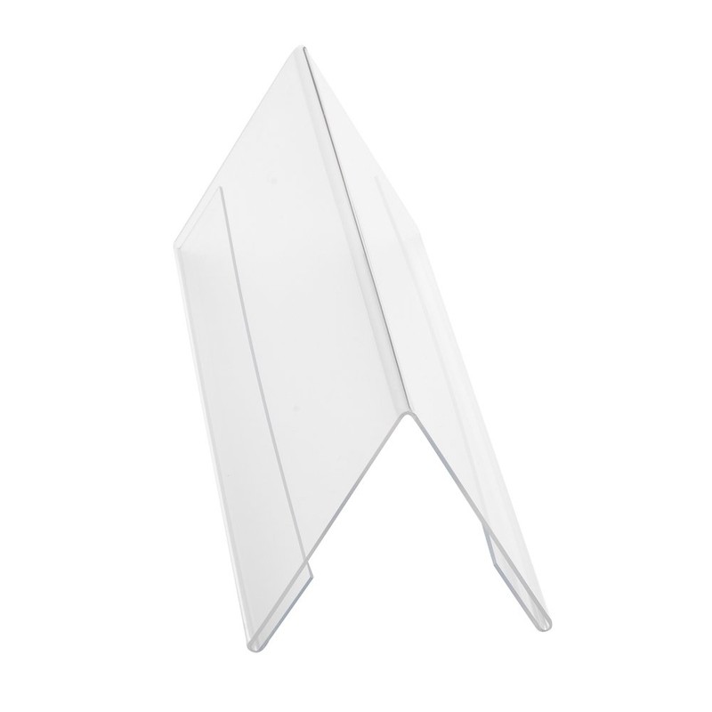 Deflecto 01899X Seminar Sign Holder Tent-shaped A4 Clear Ref 48601