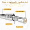 Shower Hose 150 cm, Stainless Steel Shower Hose with Double