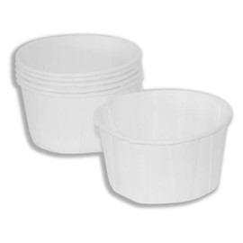JA Kitchens 4 oz, Paper Souffle Portion Cups, Value set of 500