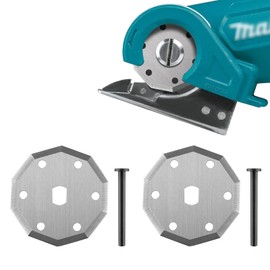 Replacement Rotary Blades Compatible for Makita198604-1 PC0,Alloy Steel Blades fit for Makita Cordless Multi-Cutter,2 Pcs