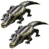 Liliful 2 Pcs 49 Inch Inflatable Alligator Pool Float Floating