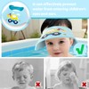 Duschhaube Kinder Haare Waschen Kinderschutz Einstellbarer Klettverschluss EVA-Material Duschhaube Kinder