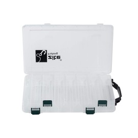 Zite Fishing Bait Box 27 x 18 x 4.5 cm – Artificial Bait Box Tackle Box Double-Sided – Fishing Box for Hard Baits Wobbler Rubber Bait