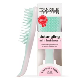 Tangle Teezer  El mini cepillo desenredante definitivo para cabello húmedo y seco, perfecto para viajar y manos pequeñas, elimina nudos y reduce la