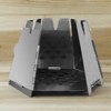 Mini Folding Stainlesss Steel Hexagon Wood Stove Portable Outdoor Camping