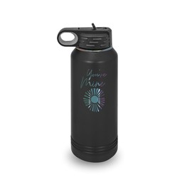 Factory of Stickers Valentine's Day Gift for Women: 32oz Black Prism Ion-Plated Travel Mug – "You're My" Insulated with Straw for Hot & Cold Drinks