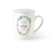 H&H Botanic Tisaniera, New Bone China, Decori Assortiti, Filtro Inox,