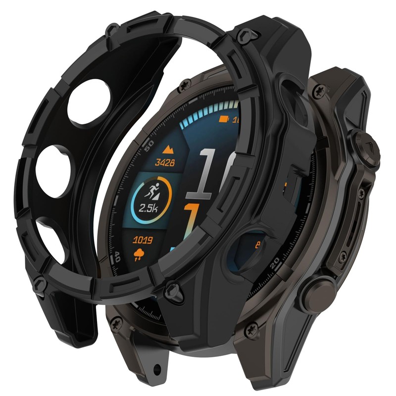 AWADUO Compatible with Garmin Fenix 8 51mm Protective Case Cover,