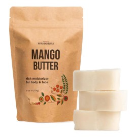 Mantequilla De Mango Cruda - Hidratante 100% Natural Para La
