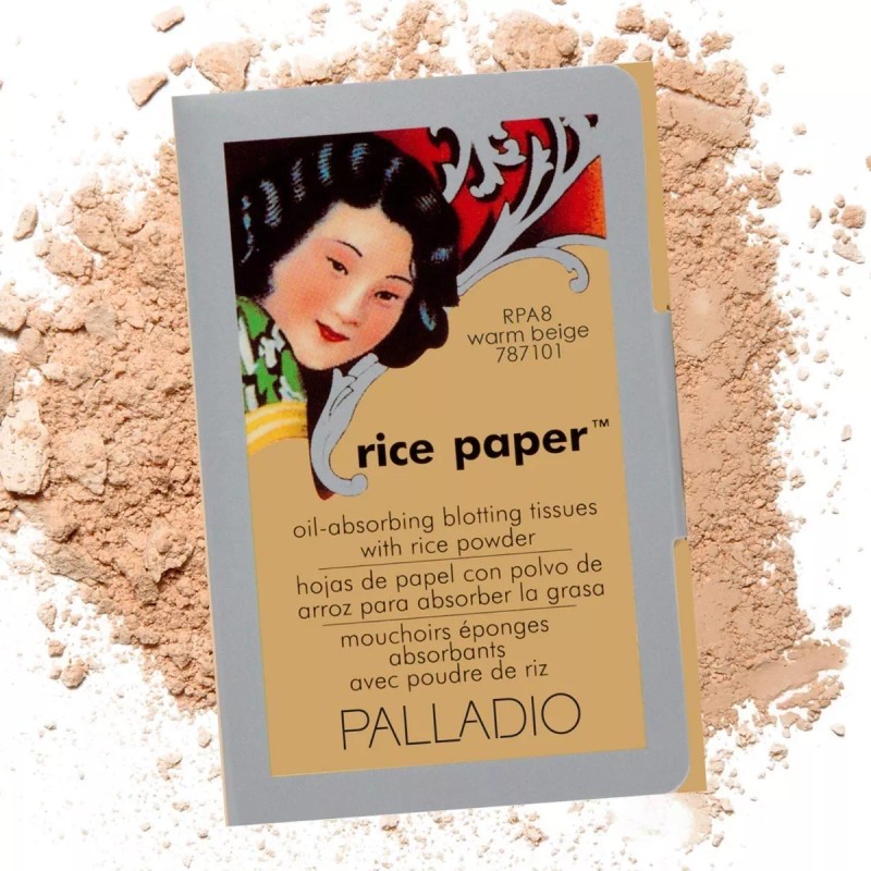Palladio Papel De Arroz Pañuelos Faciales Maquillaje 40unid Palladio