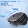 GUGUELEC Wireless Bluetooth Mouse, Ergonomic Design, Soundless, Portable