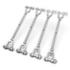 hannger Turnbuckle, 4 Pack 1/4" (M6) 304 Stainless Steel Turnbuckles