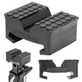 Unbranded All-in-One Rubber Pad For Unijack Jack Stand Adapter Pinch Weld Saddle-Protect