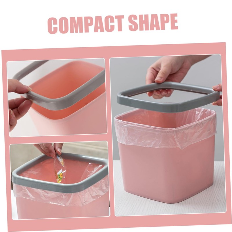 Outanaya 2pcs Desktop Trash Can Waste Bin for No Lid