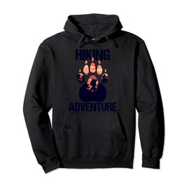 Mountains Scene Bear Paw Adventure Sports Pullover Hoodie