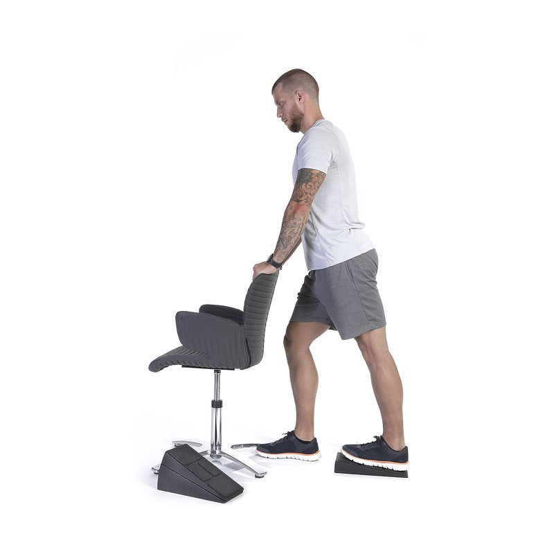 BODYMATE Set of 3 Calf Stretchers, Knee Wedge, Slant Board,