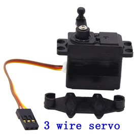Blomiky 3 Wire 9125 Servo 25-ZJ04N Spare Parts Compatible with XLH 1:10 Scale 4WD High Speed RC Cars 9125 3 Wire Servo