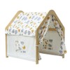 Wooden Kids Play Tent, Indoor Canvas Playhouse for Toddlers