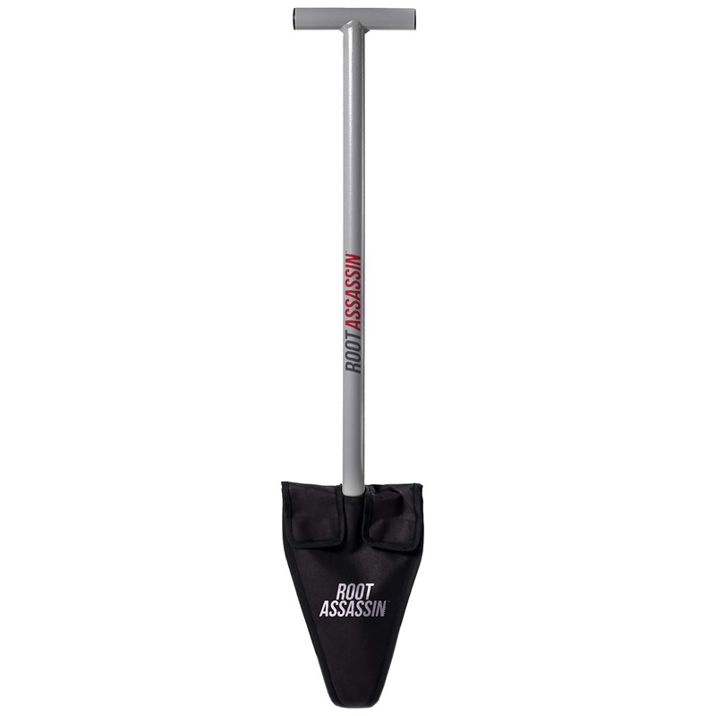 ROOT ASSASSIN 35" T-Handle Metal Detecting Shovel with Blade Cover