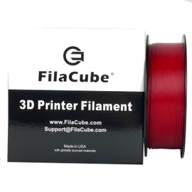 International Harvester Red PLA 3D Printer 1.75mm Filament - FilaCube 1.75 mm 1kg PLA 2 3D Printing Filament Harvest