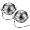 2Pack 304 Stainless Steel Tea Strainers for Loose Tea Infuser