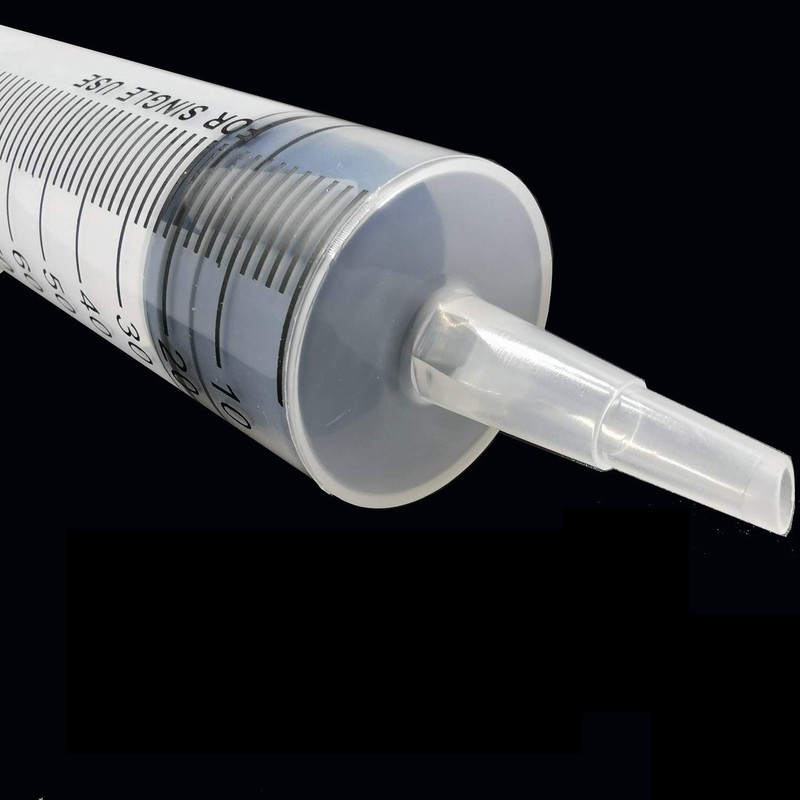 ABMRO 2 Pack 100ml Sterile Syringes for Labs, Garden Watering,