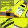 Rhino Hit Reflective Safety Vest for Men Women with 8