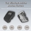 KIMISS 2pcs Window Switch Cover, Left Right ABS Car Window