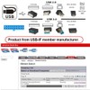 cablecc USB2.0 & USB 3.0 Internal Four Female Mount Panel