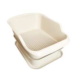 Mr. Catman Mr Catman Cat Sifting Litter Box for Pine Pellets with Sifter Pan & Extra-Large 7-Day Waste Storage Tray, Sifting Cat Litter Box -Sturdy & Non-Stick, Less Tracking, Easy Clean, Odor Control