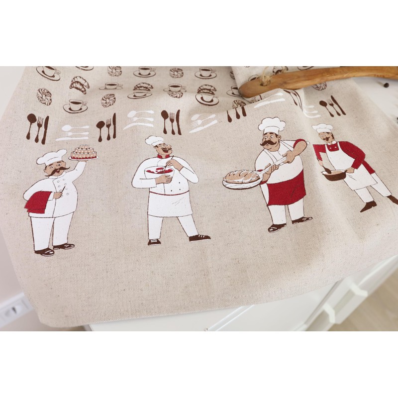 textile idea - Set of 3 Half-Linen Tea Towels 46
