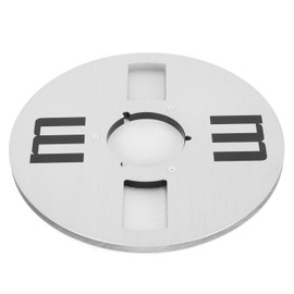 1/4 10.5 Inch Empty Tape Spool, 4 Holes, Universal Sound Recording with Open Roll Made of Aluminium Alloy, Empty Tape Reel for Open Reel Recording