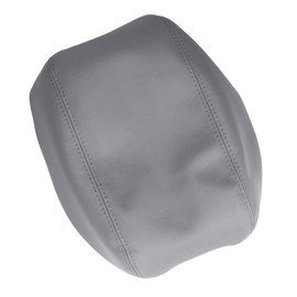 Vzesavc Center Console Armrest Cover Synthetic Leather Skin Only Replacement for 2007-2011 Toyota Camry Gray