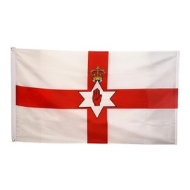 Flagtex Northern Ireland Heavy Duty Flag 210D Nylon with Eyelets - 5ft x 3ft (150cm x 90cm) - Northern Irish