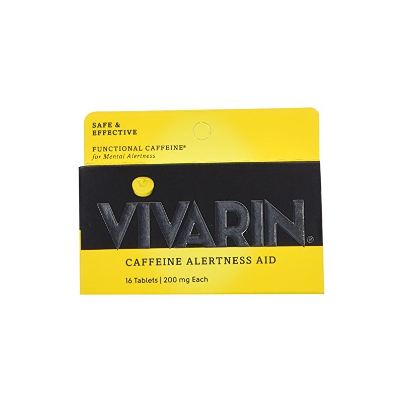 Vivarin, Caffeine Pills, 200mg Caffeine in Each Tablet, Safely and