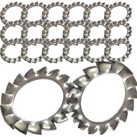 External Serrated Shakeproof Washer Lock Washers Stainless Steel DIN 6798A (Pack of 20) (M12 / 12mm)