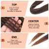 Ajsowju Straight Dreadlock Synthetic Double Ended Dreadlock Extensions 20 inches