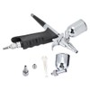Airbrush 0.3mm Caliber Side Pot Single Action Set Art Supplies