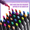 VIDIMAKPRO Alcohol Markers 80 Colors with Base Dual Tip Art