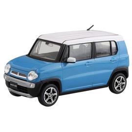 Aoshima Bunka Kyozai 01-D The Snap Kit Series Suzuki Hustler Summer Blue Metallic Color Coded Plastic Model 1/32