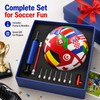 National Flag-Print Size 5 Soccer Ball – 2.7mm Thickened PVC