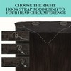 DOORES Brown Invisible Elastic Fish Line for Wire Hair Extensions