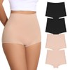 FallSweet No Show Boy Shorts Underwear for Women Seamless Panties