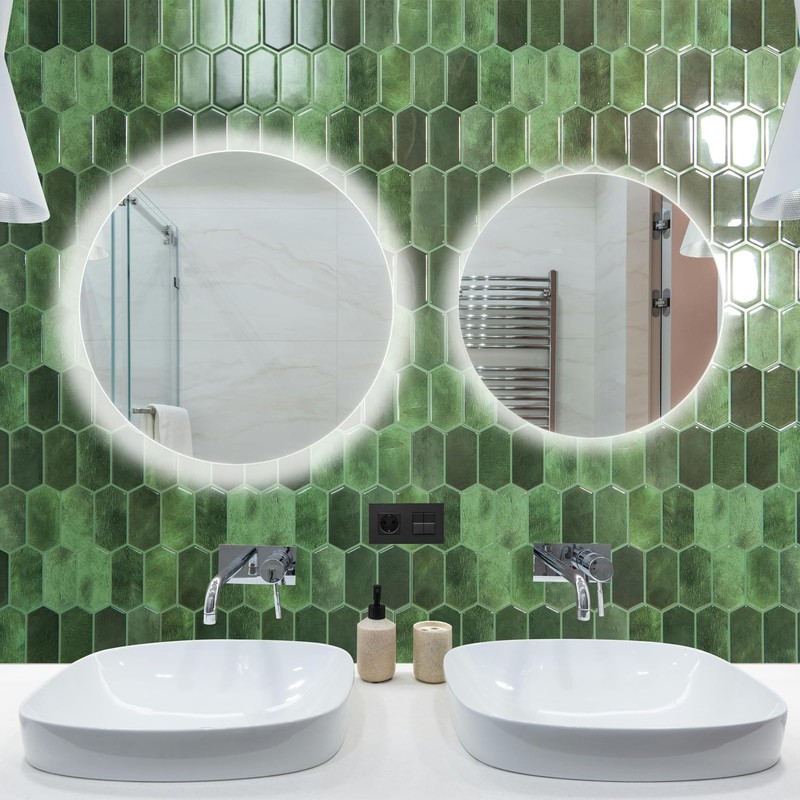 Art3d 10-Sheet Heavy-Duty Peel and Stick Backsplash, Self-Adhesive Vinyl Wall