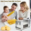 Potato Spiral Cutter, Manual Tornado Potato Spiral Cutter Stainless Steel