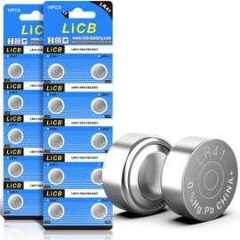 LiCB 20 Pack LR41 AG3 392 384 192 Battery 1.5V Button Coin Cell Batteries